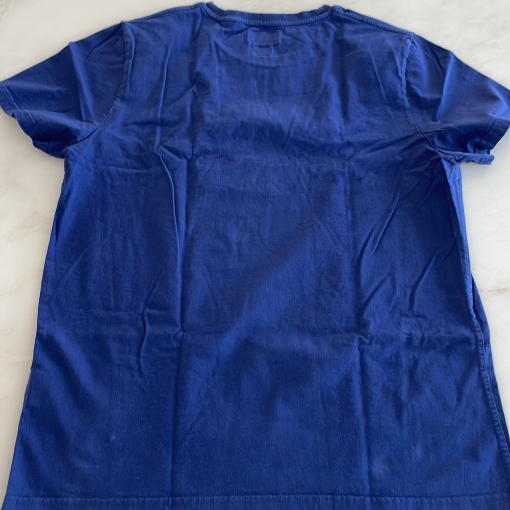 NWOT Superdry Men’s Blue S/S T-shirt w/ Yellow Logo-Size XL - Picture 4 of 10